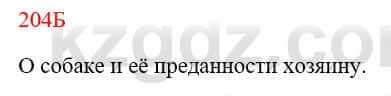 Русский язык Сабитова 8 класс 2018 Упражнение 204Б