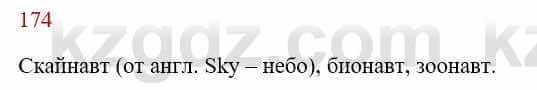 Русский язык Сабитова 8 класс 2018 Упражнение 174А