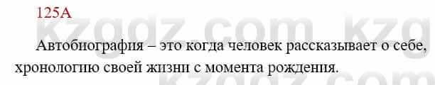 Русский язык Сабитова 8 класс 2018 Упражнение 125А