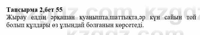 Казахская литература Тұрсынғалиева С. 8 класс 2018 Знание 2