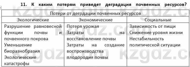 География Каратабанов Р. 7 класс 2019 Вопрос на повторение 11