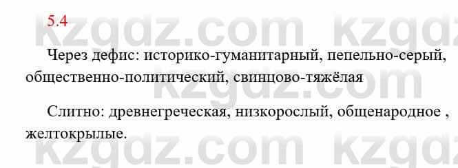 Русский язык и литература Исмагулова Б. 6 класс 2018 Упражнение 4