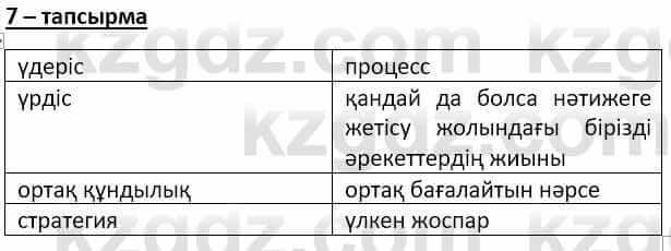 Казахский язык Мамаева М. 9 класс 2019 Упражнение 7