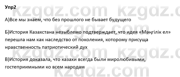 Русский язык и литература Ержанова Р. 9 класс 2019 Вопрос 2