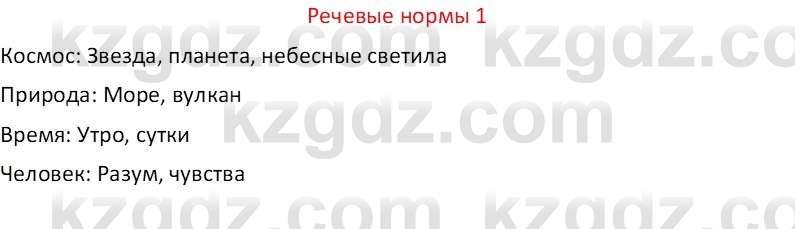 Русский язык Капенова Ж.Ж. 8 класс 2018 Речевые нормы 1