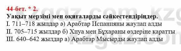 Всемирная история Айтбай Р. 6 класс 2018 Самостоятельная работа 2