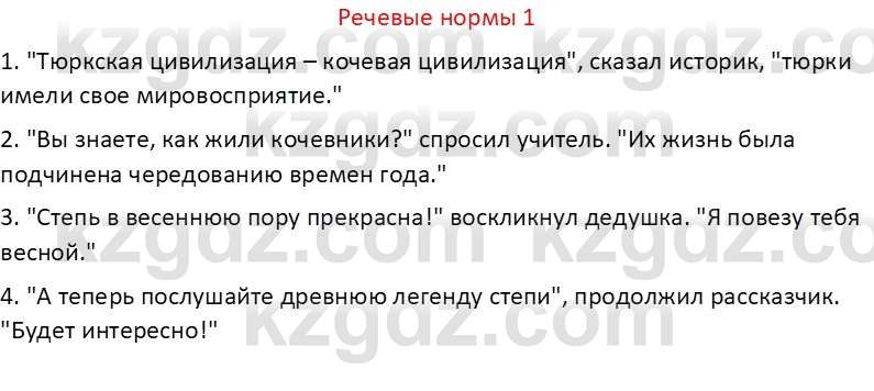 Русский язык Капенова Ж.Ж. 6 класс 2018 Речевые нормы 1