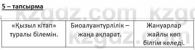 Казахский язык и литература Оразбаева Ф. 8 класс 2020 Упражнение 5