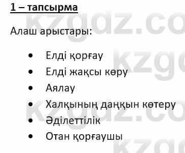 Казахский язык и литература Оразбаева Ф. 8 класс 2020 Упражнение 1