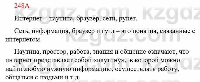 Русский язык Сабитова З. 9 класс 2019 Упражнение 248А