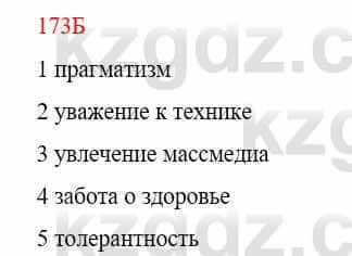 Русский язык Сабитова З. 9 класс 2019 Упражнение 173Б