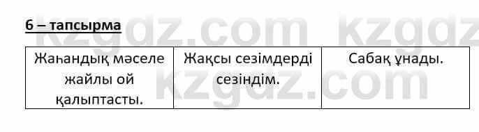 Казахский язык Даулетбекова Ж. 10 класс 2019 Упражнение 6