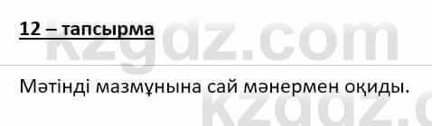 Казахский язык Даулетбекова Ж. 10 класс 2019 Упражнение 12