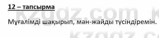 Казахский язык Даулетбекова Ж. 10 класс 2019 Упражнение 12