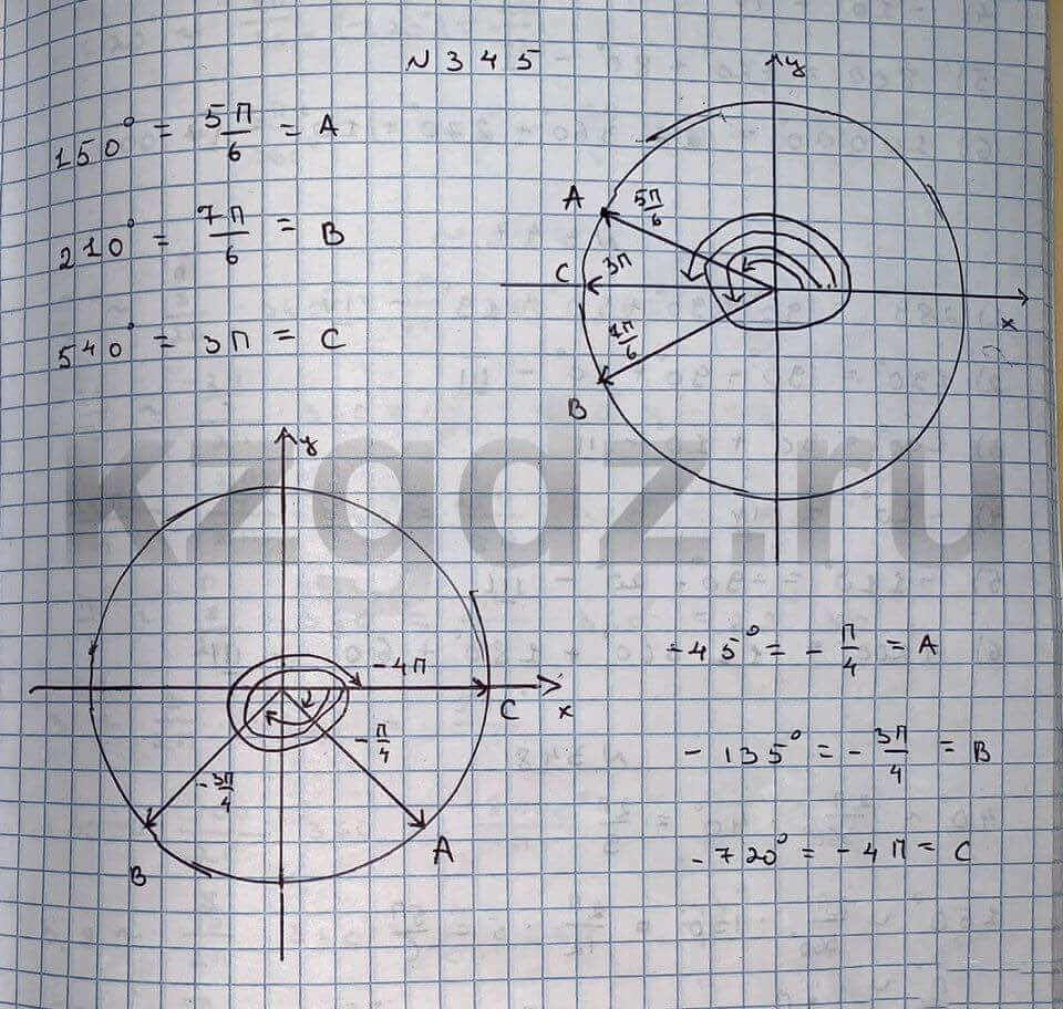 Алгебра Шыныбеков 9 класс Упражнение 345