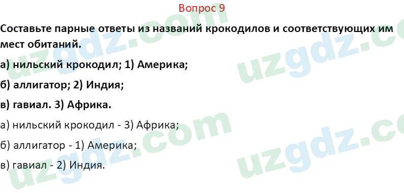 Биология Мавлянов О. 7 класс 2017 Вопрос 91