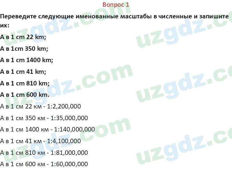 География Миракмалов М. Т. 7 класс 2022 Вопрос 11