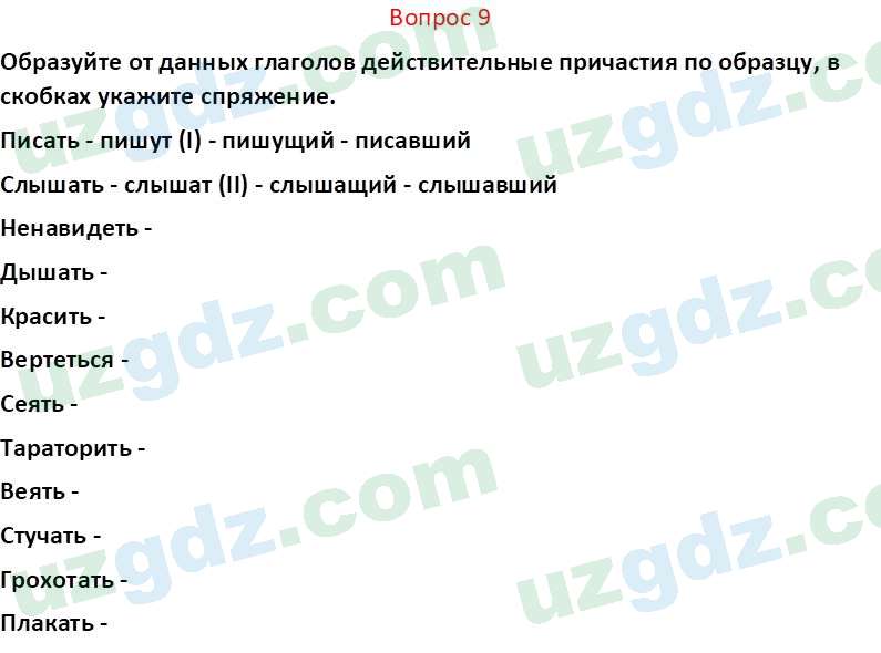 Русский язык Юнусовна Т. О. 7 класс 2022 Вопрос 91