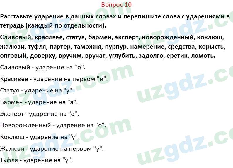 Русский язык Юнусовна Т. О. 7 класс 2022 Вопрос 101