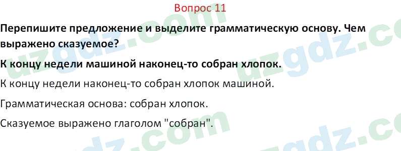 Русский язык Юнусовна Т. О. 7 класс 2022 Вопрос 111