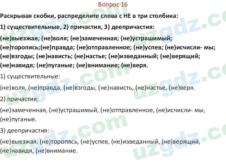 Русский язык Юнусовна Т. О. 7 класс 2022 Вопрос 161