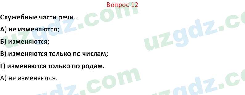 Русский язык Юнусовна Т. О. 7 класс 2022 Вопрос 121