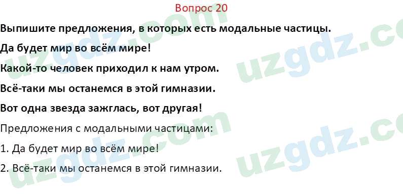 Русский язык Юнусовна Т. О. 7 класс 2022 Вопрос 201