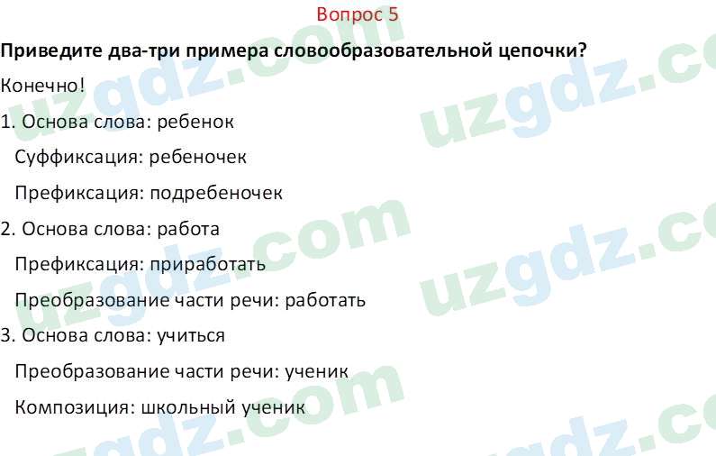 Русский язык Юнусовна Т. О. 7 класс 2022 Вопрос 51