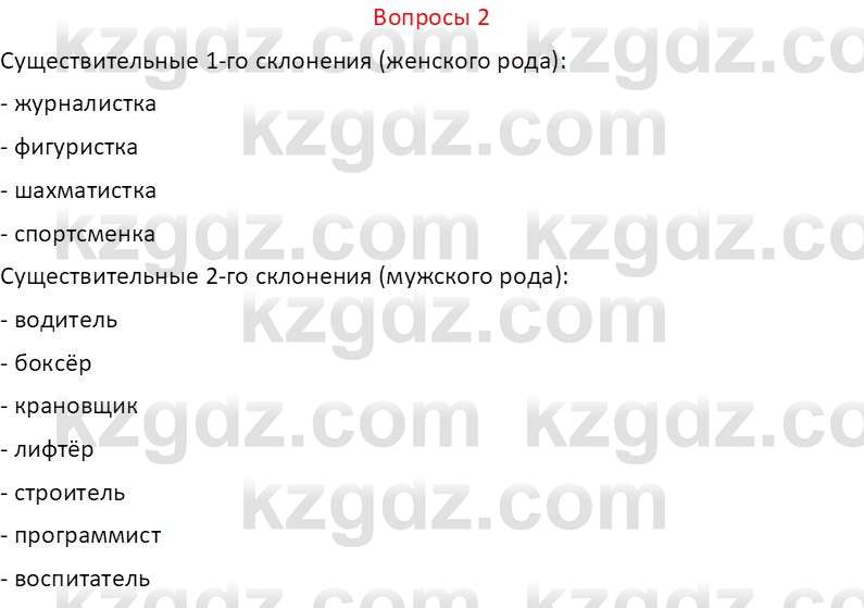 Русский язык и литература (Часть 2 (версия 2)) Жанпейс У.А. 6 класс 2018 Вопрос 2