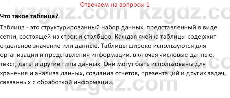 Информатика Салгараева Г.И. 7 класс 2021 Вопрос 1