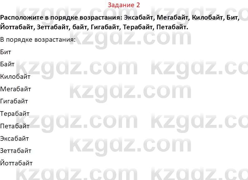 Информатика Салгараева Г.И. 7 класс 2021 Вопрос 2