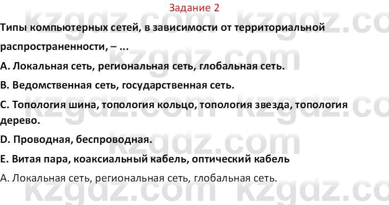 Информатика Салгараева Г.И. 7 класс 2021 Вопрос 2