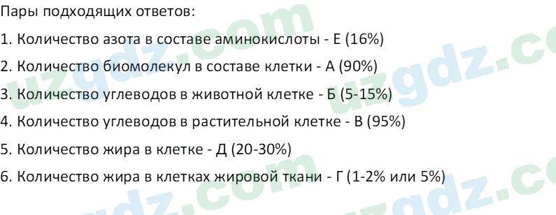 Биология Зикиряев А. 9 класс 2019 Вопрос 61