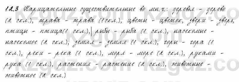 Русский язык и литература Жанпейс 6 класс 2018 Урок 12.3