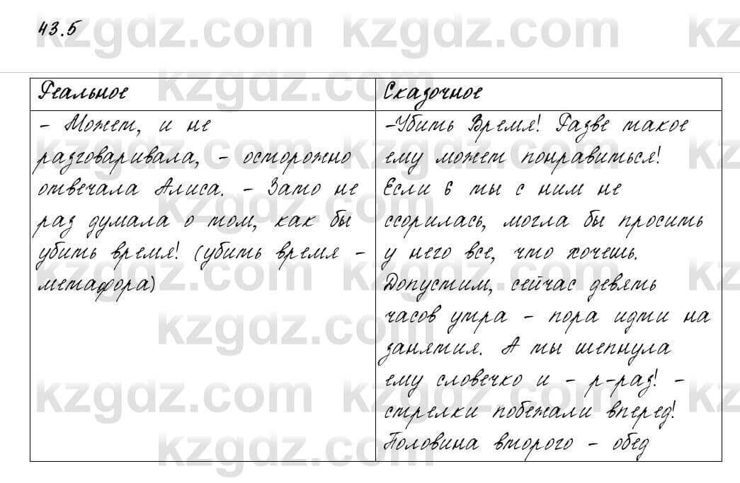 Русский язык и литература Жанпейс 6 класс 2018 Урок 43.5