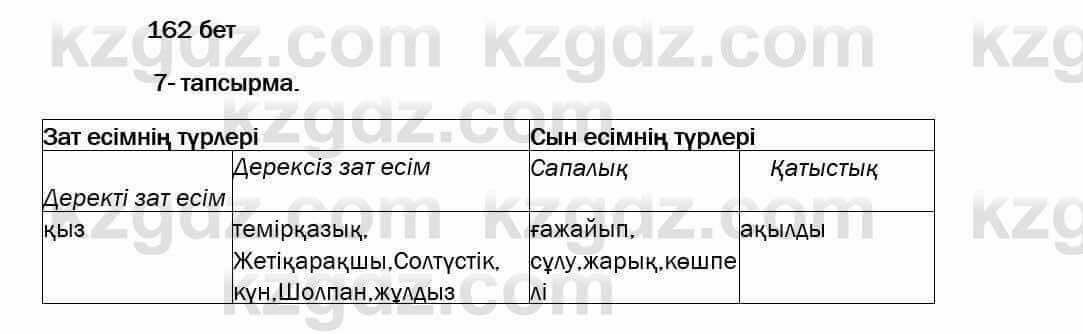 Казахский язык Даулетбекова 5 класс 2017 Упражнение 7
