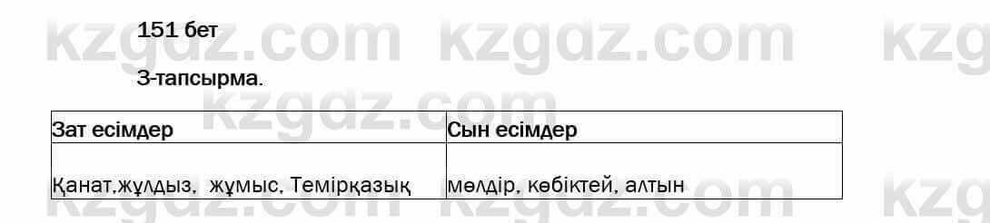 Казахский язык Даулетбекова 5 класс 2017 Упражнение 3