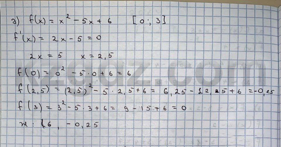 Алгебра Абылкасымова 10 класс Естественно-математическое направление Упражнение 301