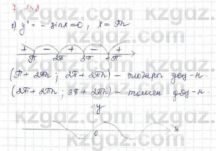 Алгебра Шыныбеков 10 класс 2019 Упражнение 7.138