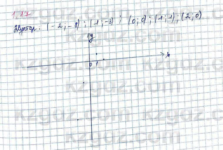 Алгебра и начало анализа ЕМН Шыныбеков 10 класс 2019 Упражнение 1.17