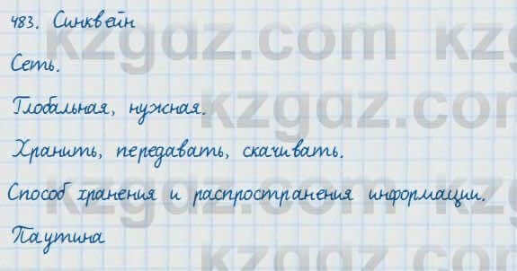 Русский язык и литература Жанпейс 7 класс 2017 Упражнение 483