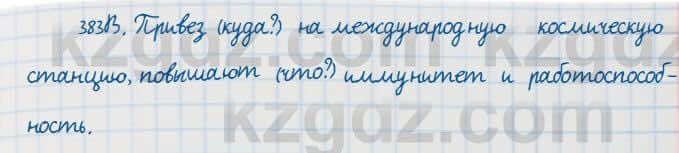 Русский язык Сабитова 7 класс 2018 Упражнение 383В