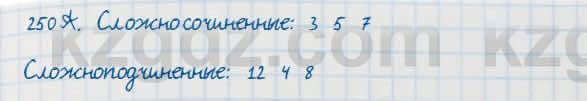 Русский язык Сабитова 7 класс 2018 Упражнение 250А