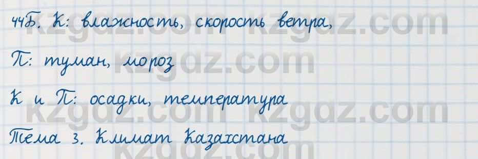 Русский язык Сабитова 7 класс 2018 Упражнение 44Б