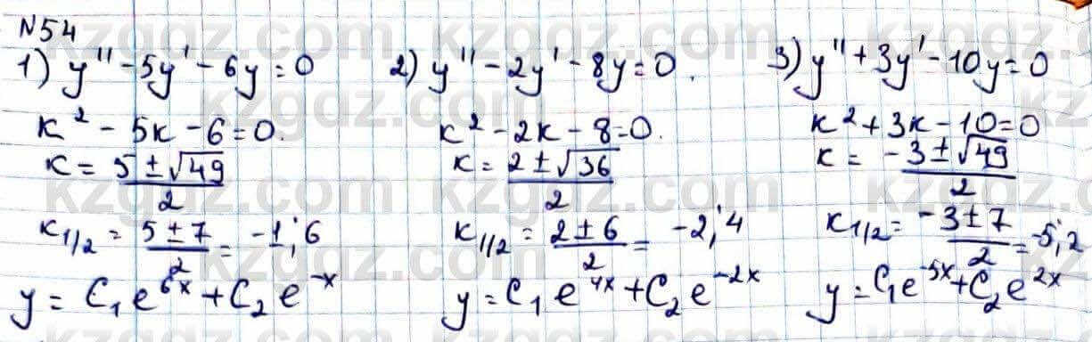 Алгебра Абылкасымова 11 класс 2020 Итоговое повторение 54