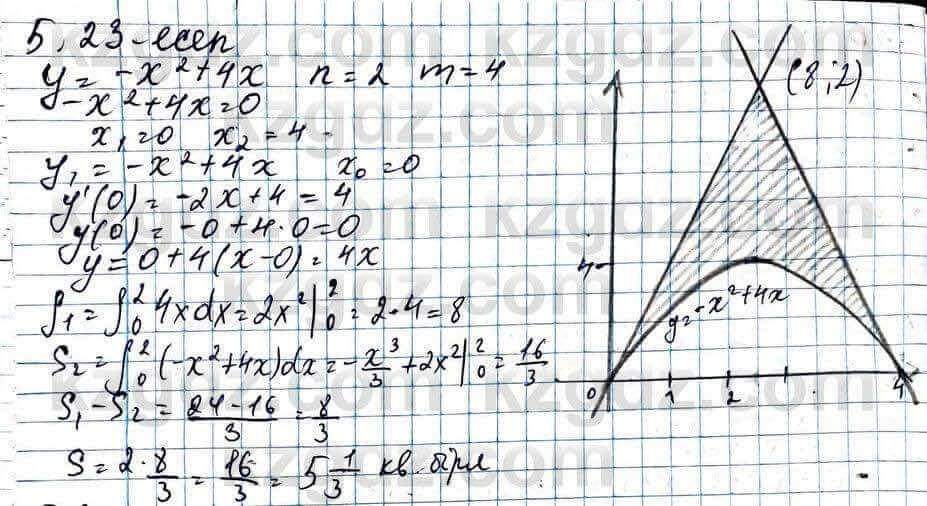 Алгебра Абылкасымова 11 ЕМН класс 2020 Упражнение 5.231