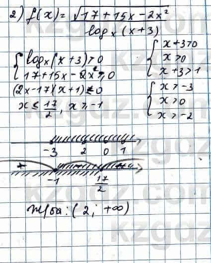 Алгебра Абылкасымова 11 ЕМН класс 2020 Упражнение 26.171