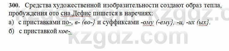 Русский язык Сабитова 6 класс 2018 Упражнение 300