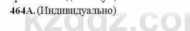 Русский язык Сабитова 6 класс 2018 Упражнение 464А