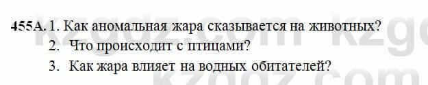 Русский язык Сабитова 6 класс 2018 Упражнение 455А